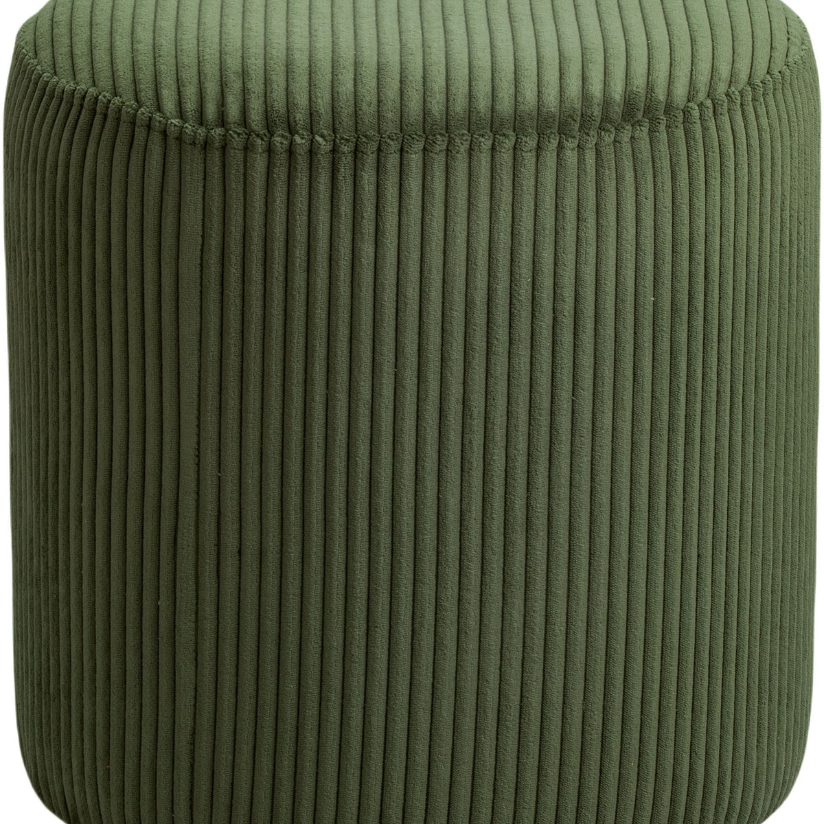 Roy - Round Microsuede Ottoman / Stool