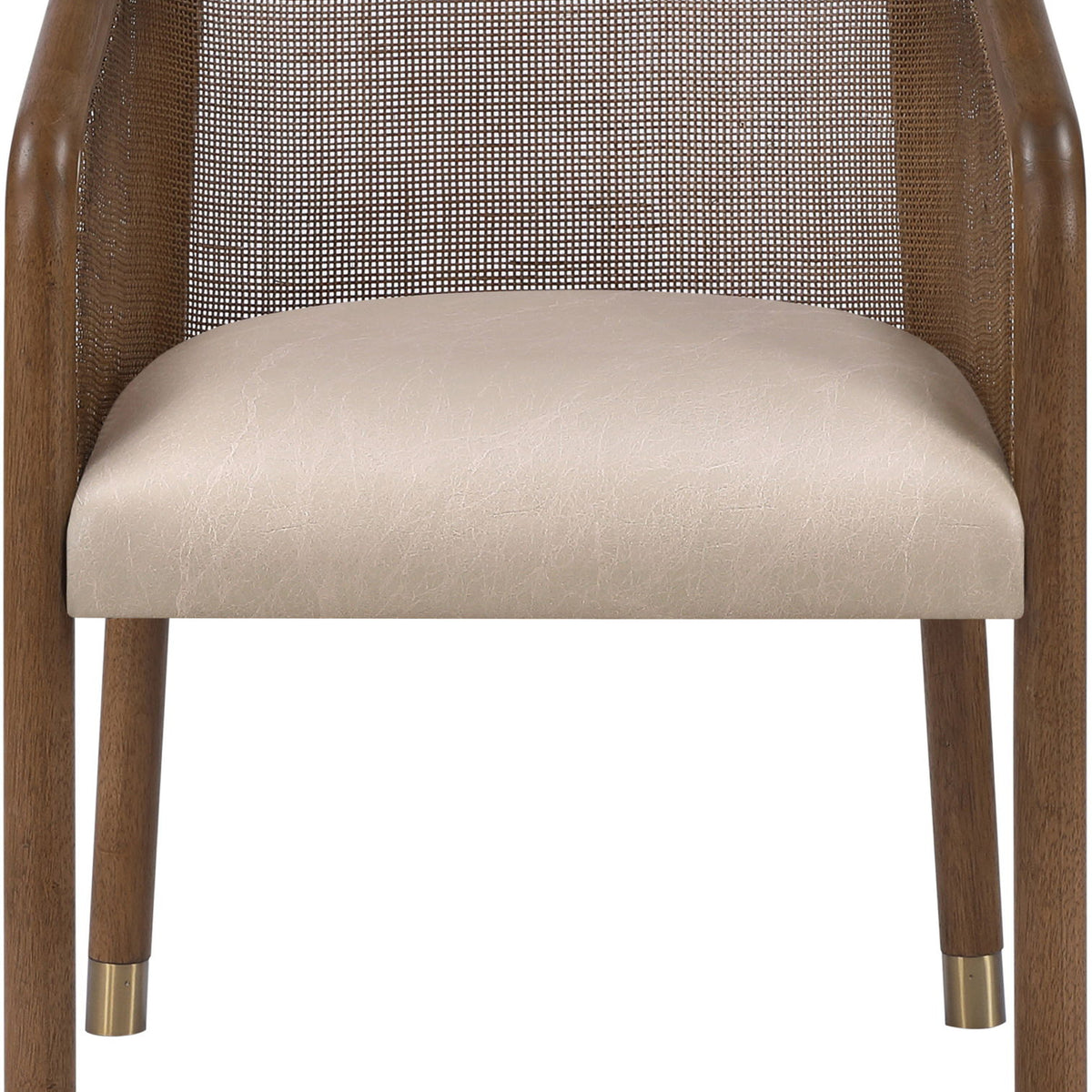 Sylvan - Vegan Leather Dining Chair (Set of 2) - Brown Frame