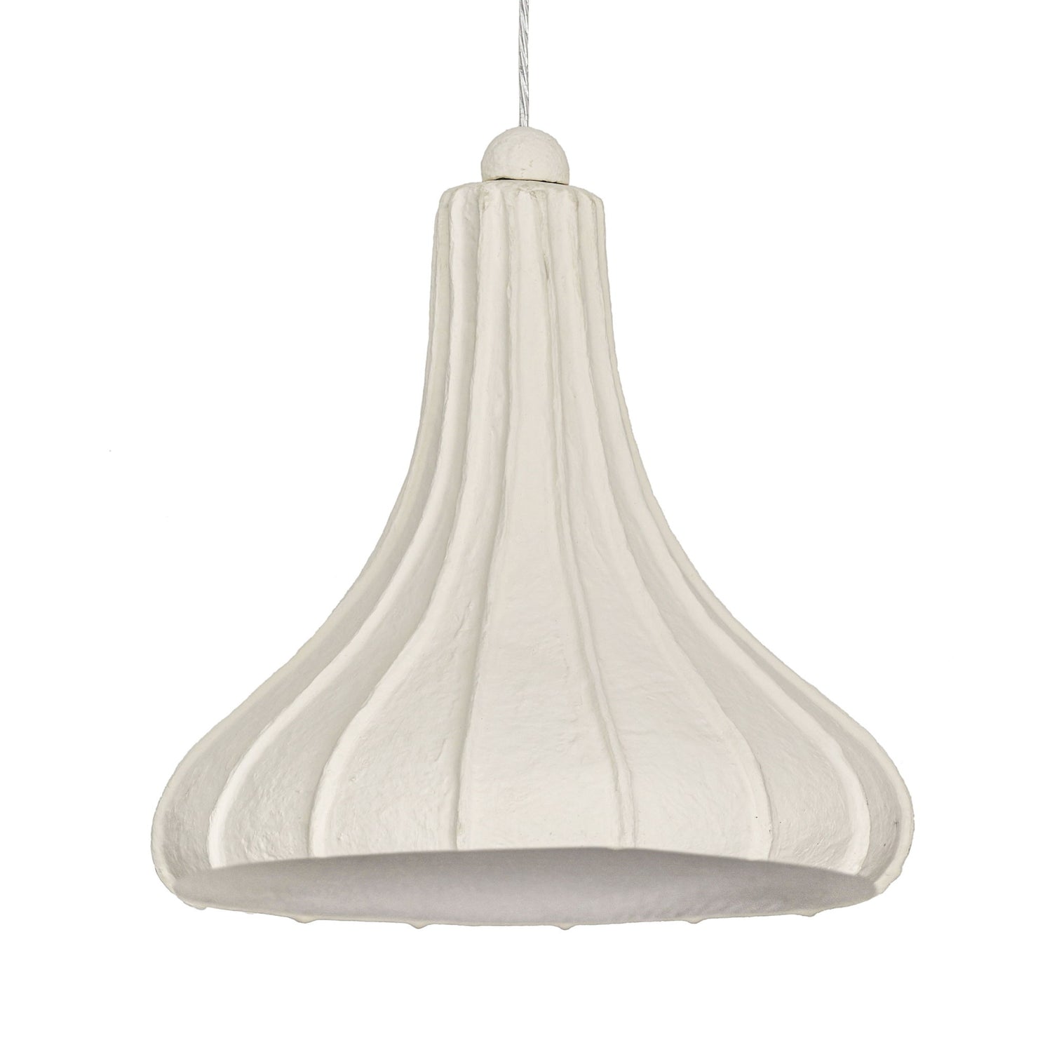 Looma - Cotton Mache Pendant Lamp - Off White