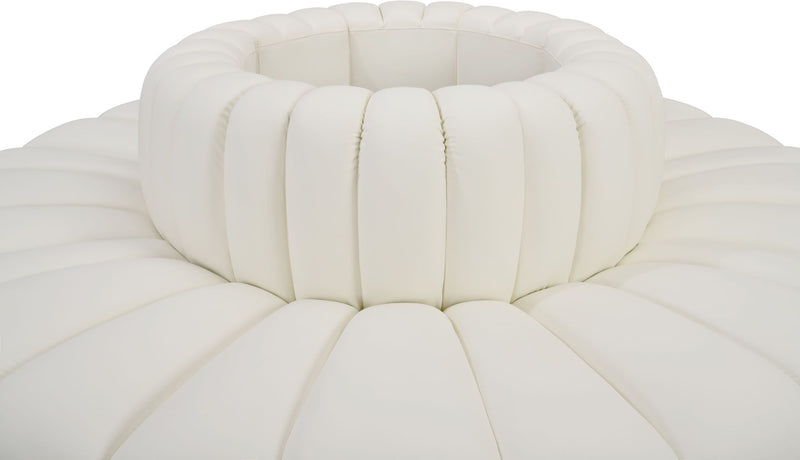 Arc - Faux Leather 8 Piece Round Modular Sofa