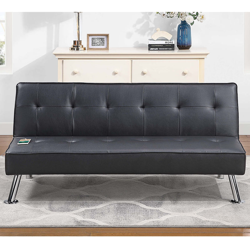 Tufted Sofa With USB Port For Living Room