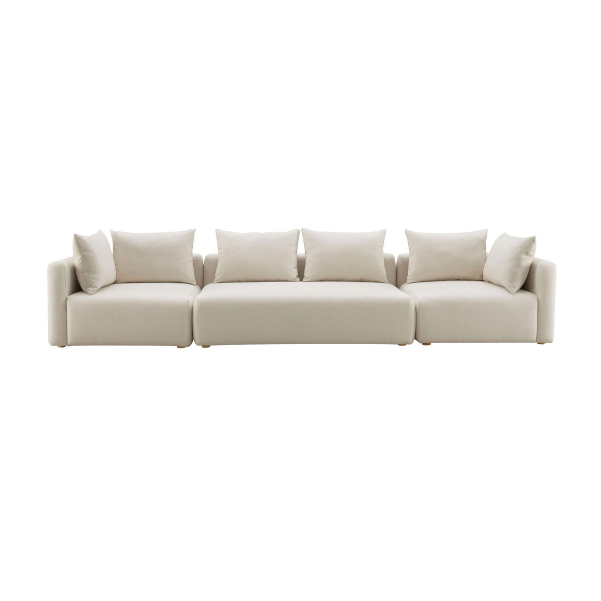 Hangover - 145" Long Linen Sofa - Cream