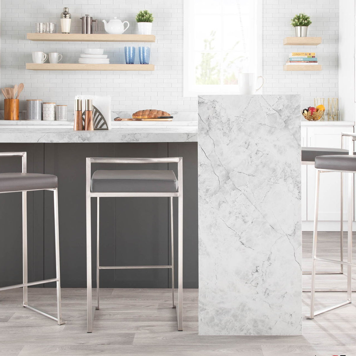 Fuji - Contemporary And Elegant Design Stackable Barstool