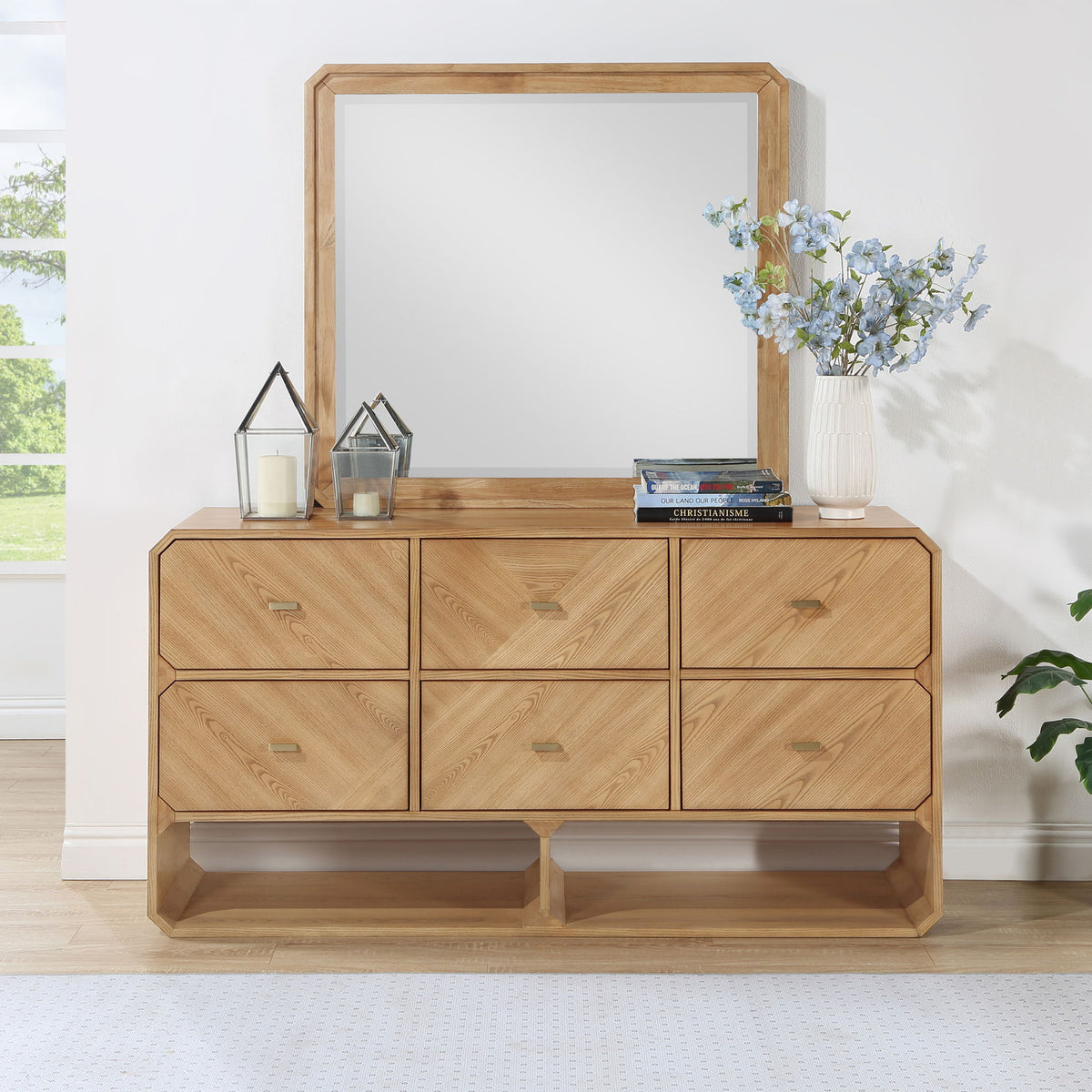 Parker - Rubberwood Mirror