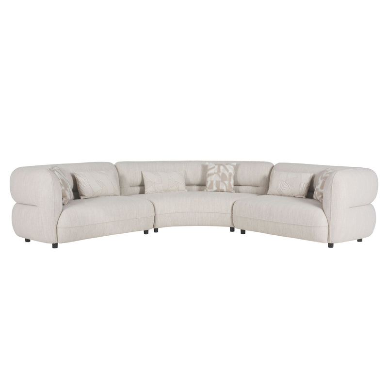 Four Seasons - LHF Loveseat With 2 Pillows - Camel