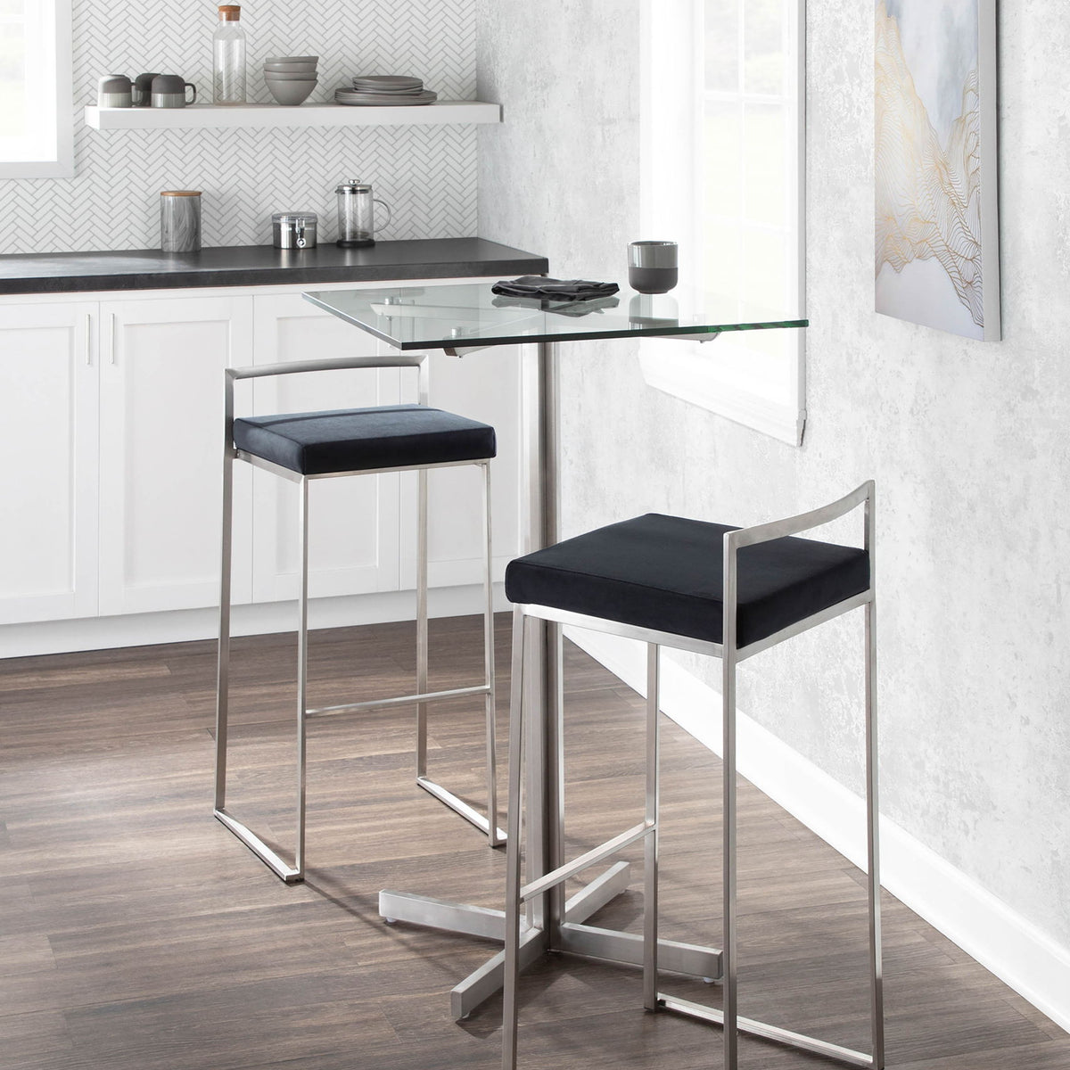 Fuji - Contemporary And Elegant Design Stackable Barstool