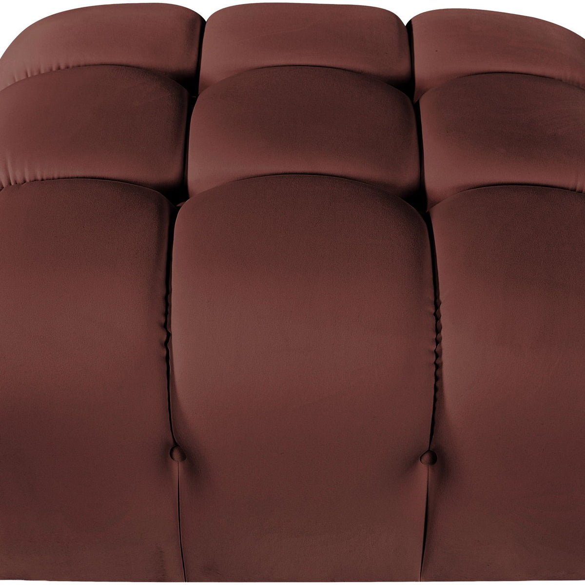 Orin - Velvet Performance Fabric Upholstered Modular Ottoman
