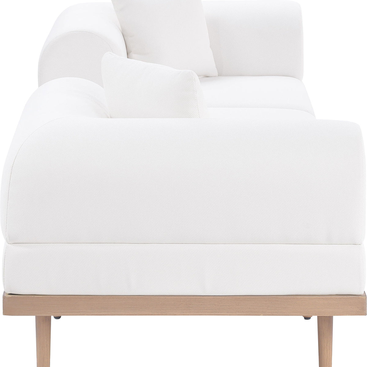 Laguna - 3 Piece 106.5" Outdoor Patio Modular Sofa With Backless Seat