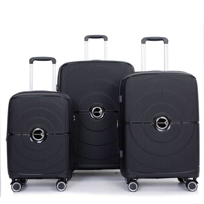 Expandable Hardshell Suitcase Double Spinner Wheels Luggage Sets