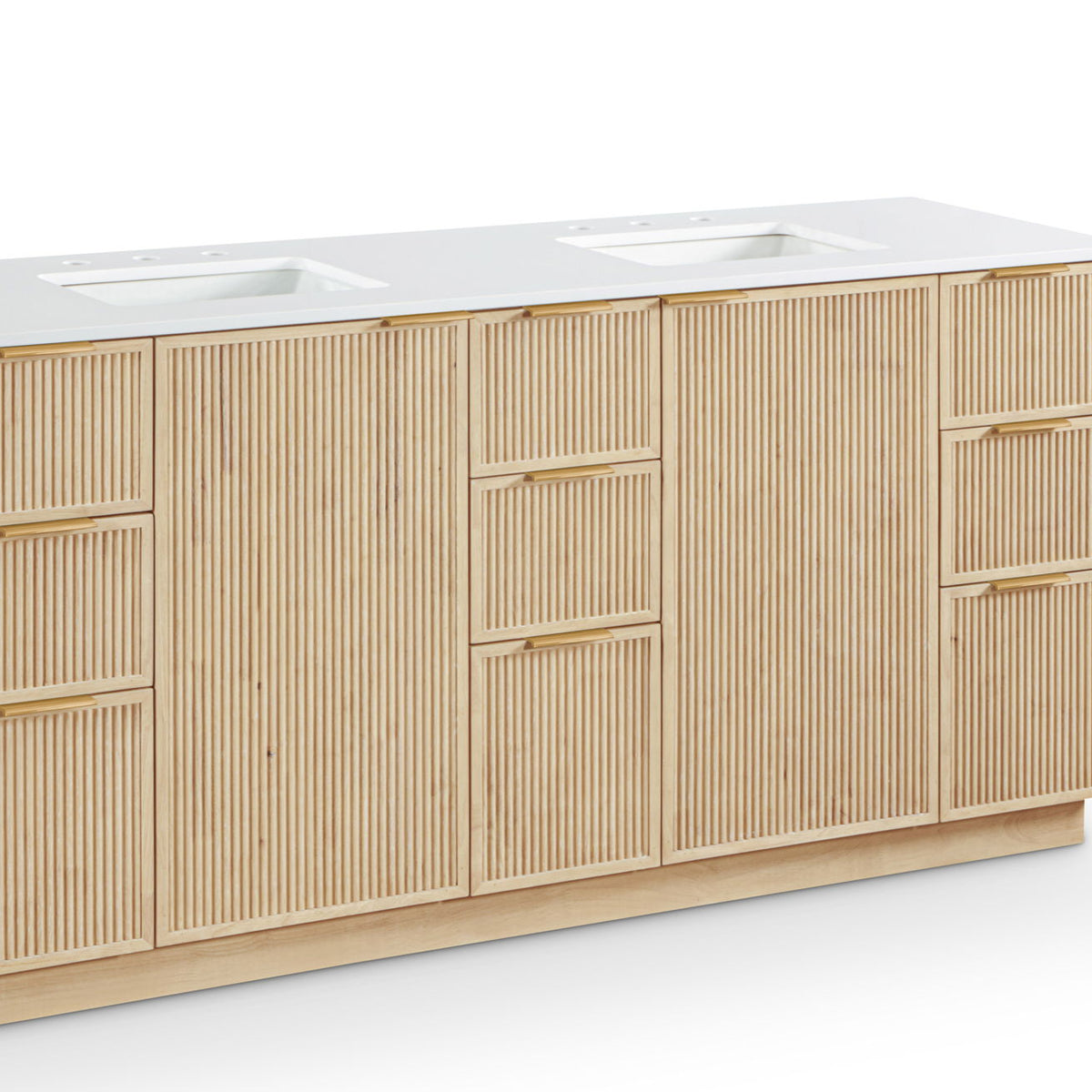 Willard - Engineered Stone And Solid Wood Bathroom Vanity