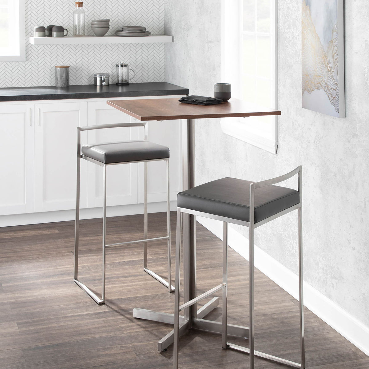 Fuji - Contemporary And Elegant Design Stackable Barstool
