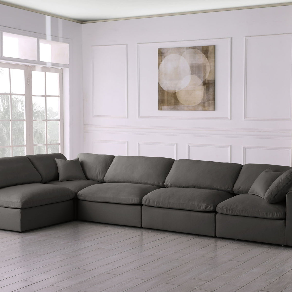 Plush - 5 Piece Modular Sectional