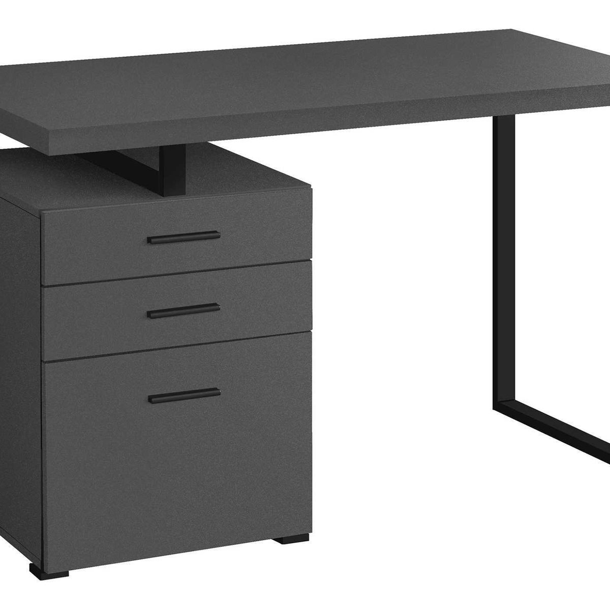 Computer Desk For Home Office, Left, Right Set - Up, Ample Storage Drawers