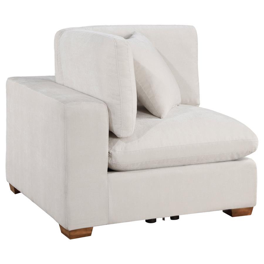 Lakeview - Upholstered Corner Chair - Ivory