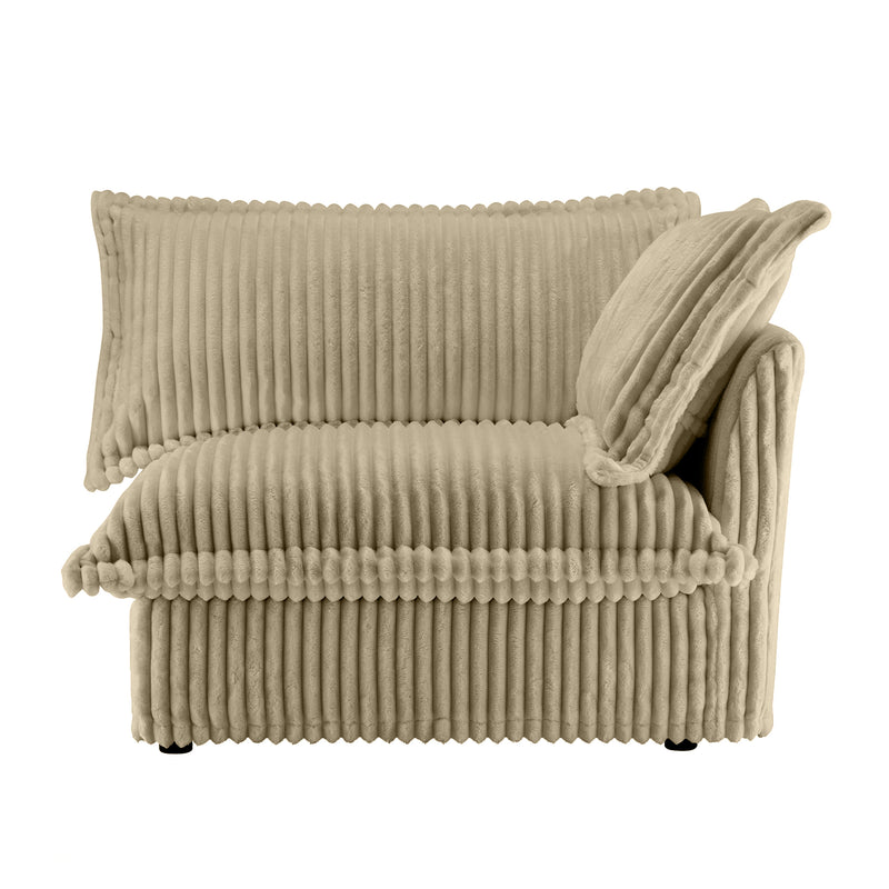 Koala Right-Facing Sofa with Pillow - Camel