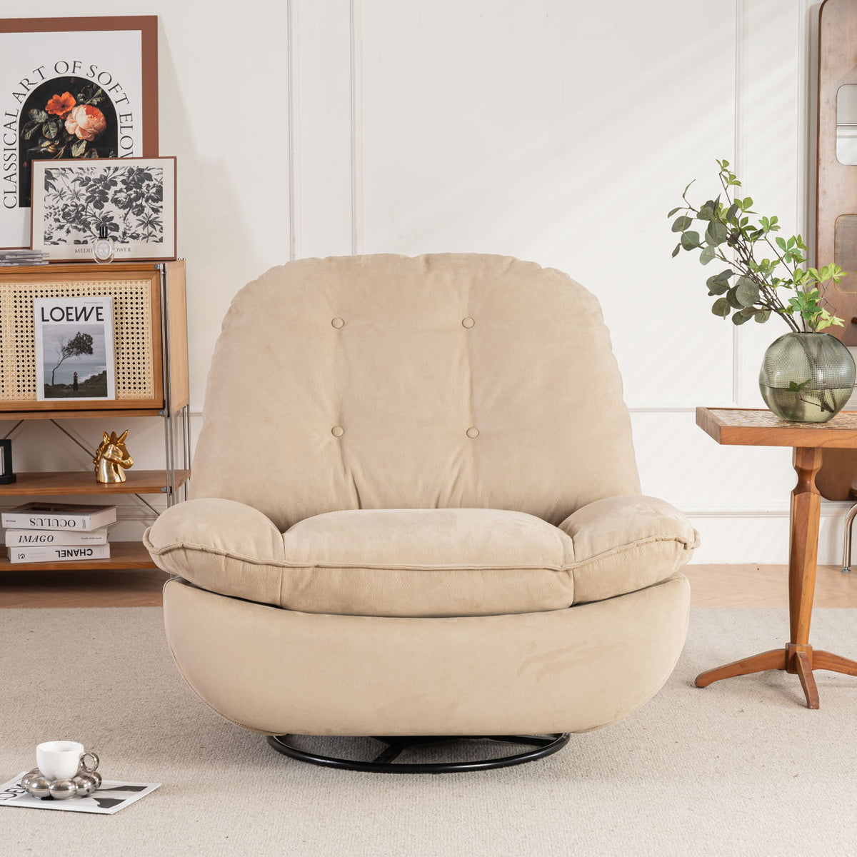 Power Recliner Swivel Glider USB Charger With Bluetooth Music Player, Sleep, Working, Game And Leisure