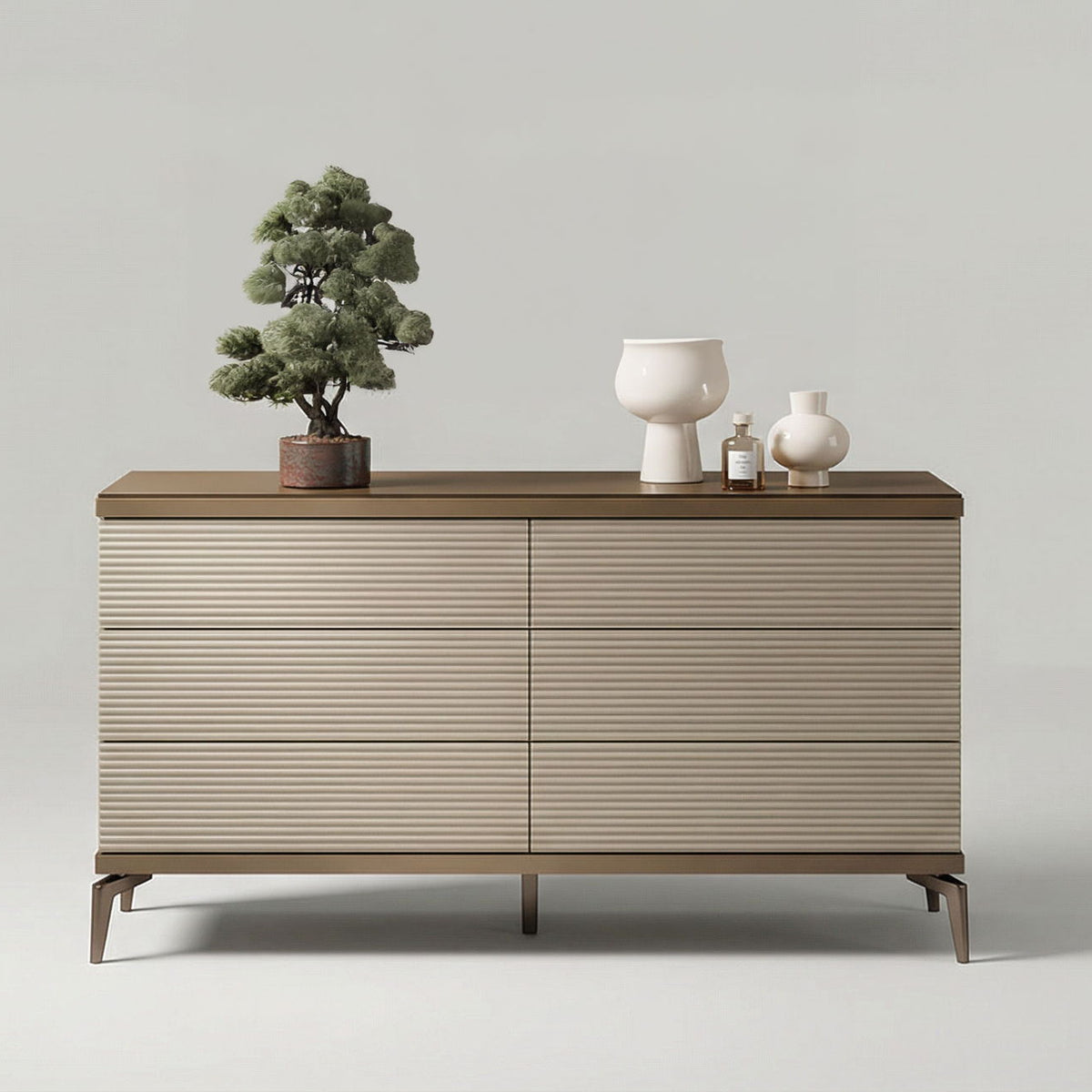 Linea - Double Dresser - Light Beige