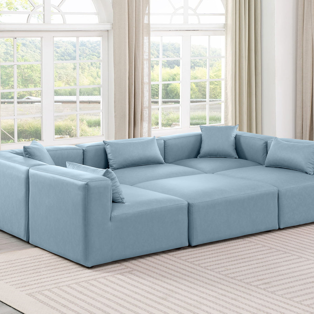 Cube - 6 Piece Modular Sectional
