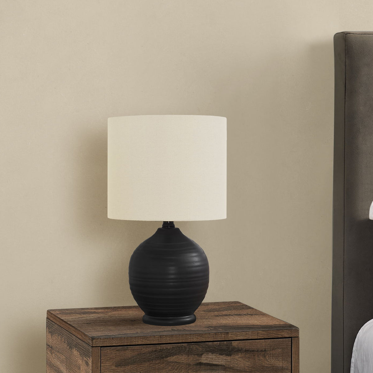 Lighting, Table Lamp, Ceramic, Transitional - Black