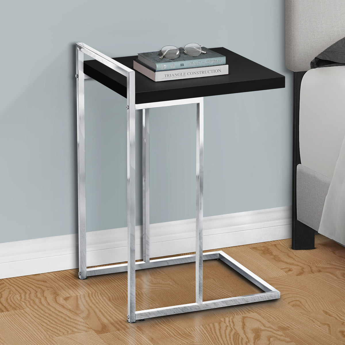 Accent Table, C - Shaped, Contemporary & Modern