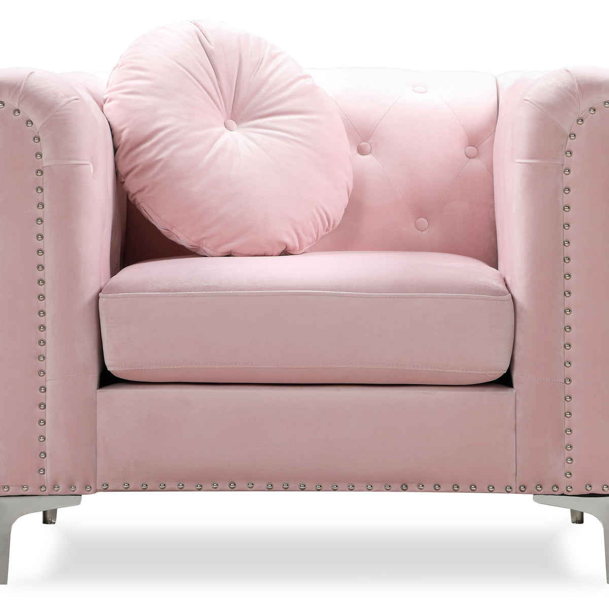 Contemporary Sloped Arm Chair