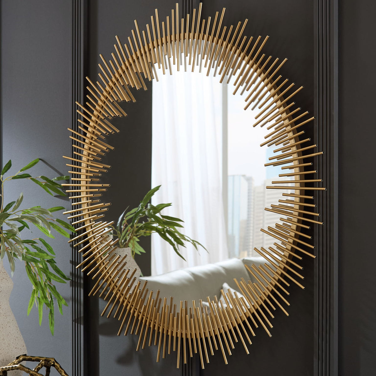 Wainport - Gold Finish - Accent Mirror