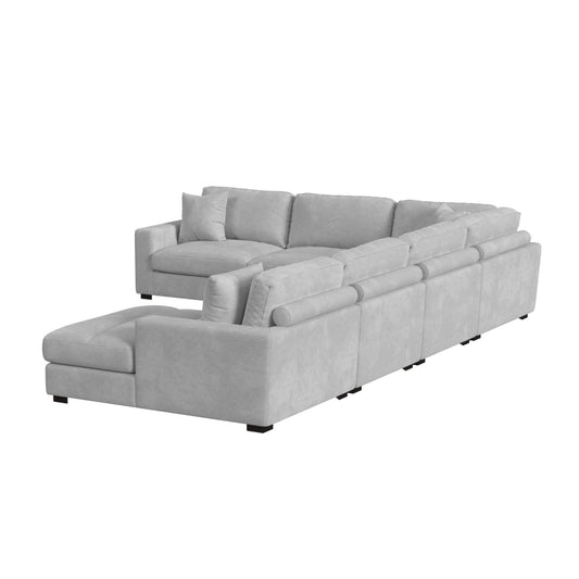 Arizona - Modular Wedge With 1 Pillow 20" - Steno Stone