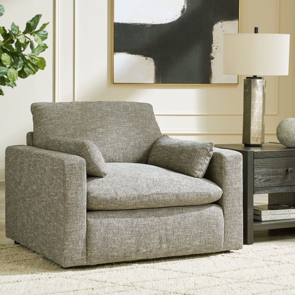 Dramatic - Chair and a Half - Granite