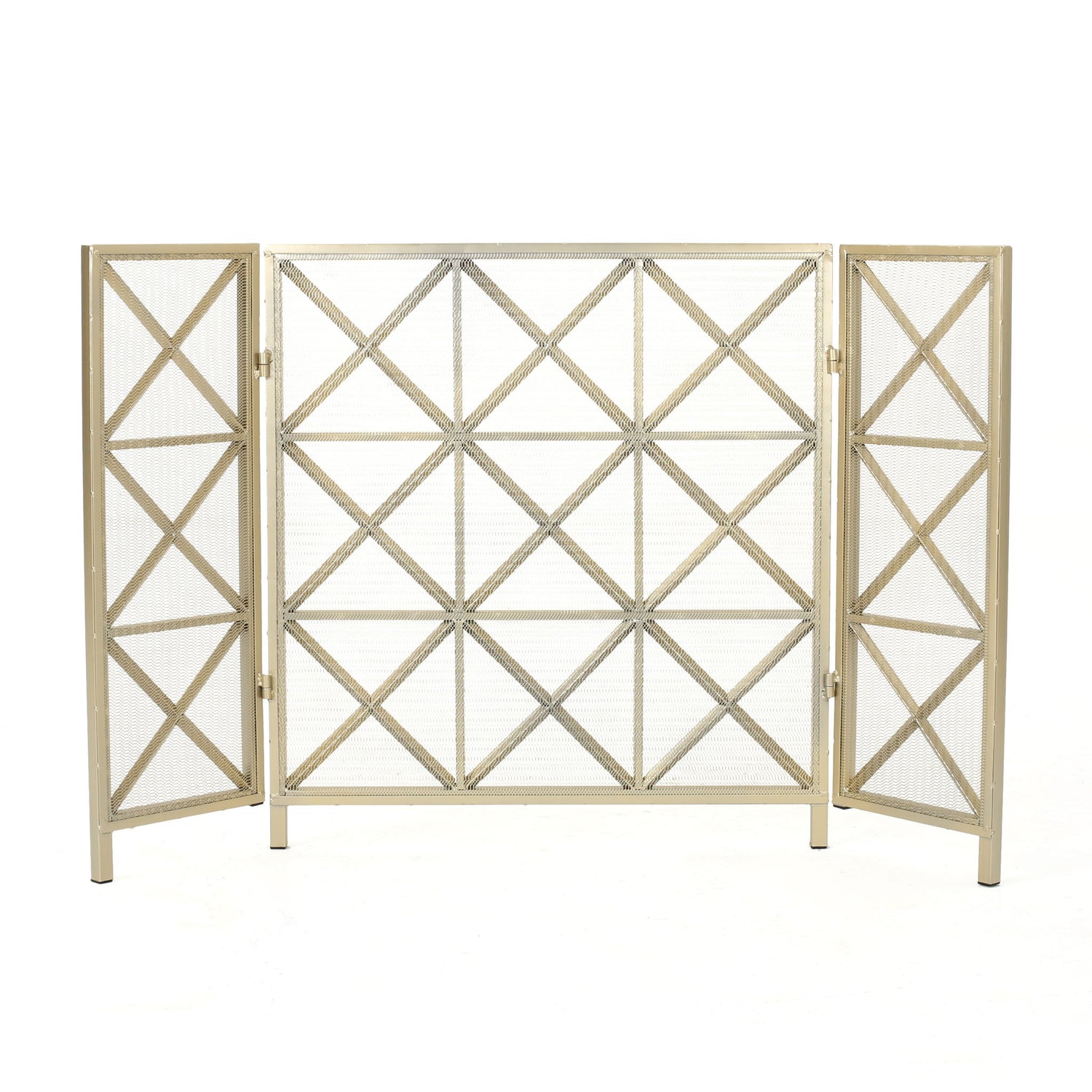 Margaret - 3 Panel Fireplace Screen Iron