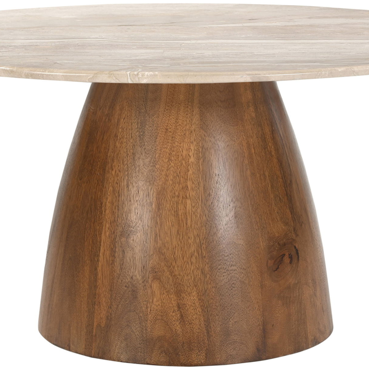 Liona - Marble And Mango Wood Table