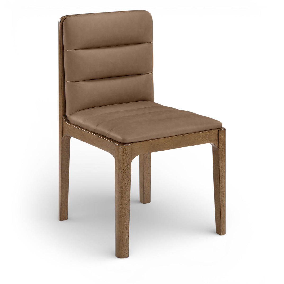 Ellis - Vegan Leather Upholstered Dining Chair (Set of 2) - Brown Base