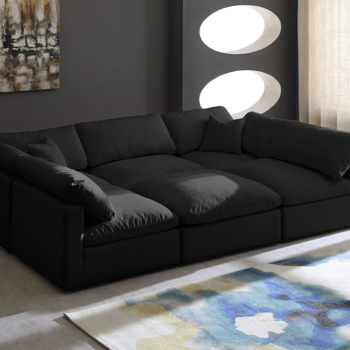 Plush - 6 Piece Modular Sectional