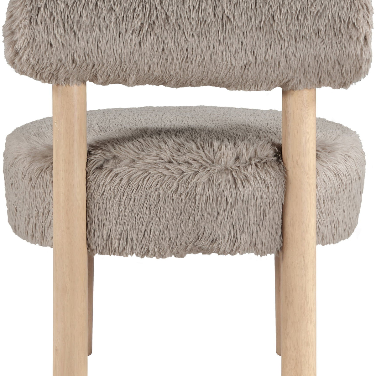 Ambre - Shearling Fabric Accent Chair