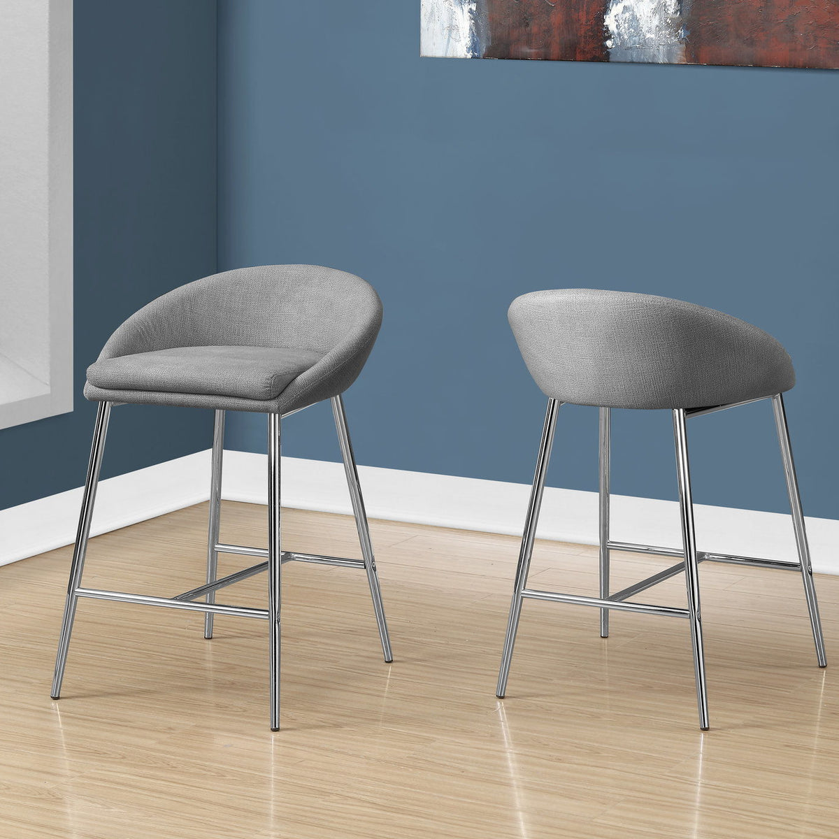 Swivel Stool Bar Height, Contemporary & Modern (Set of 2)