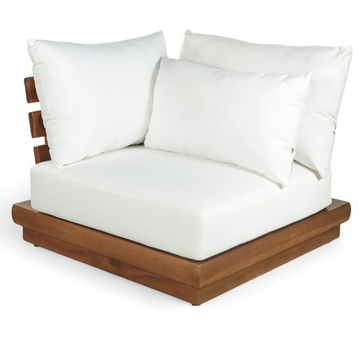 Mirella - Water Resistant Fabric Upholstered Outdoor Patio Modular Corner Chair