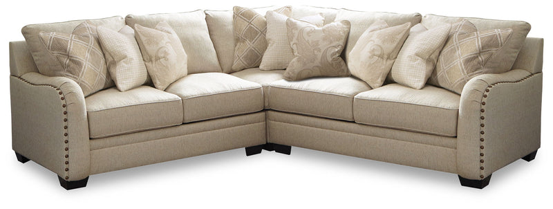 Luxora - 3-Piece Sectional - Bisque