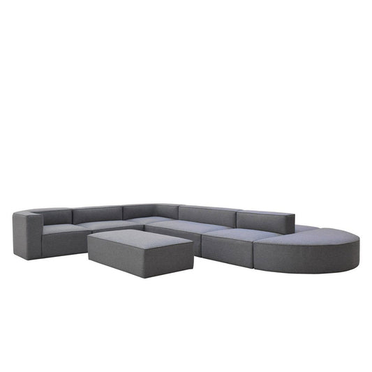 Malibu - Corner Chair Mx - Gray