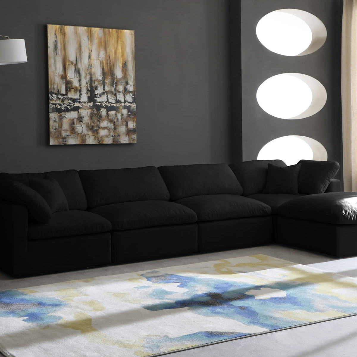 Plush - 5 Piece Modular Sectional