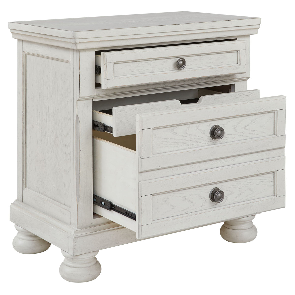 Robbinsdale - Two Drawer Night Stand - Antique White