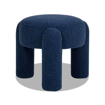 Hugo - Round Fully Upholstered Ottoman