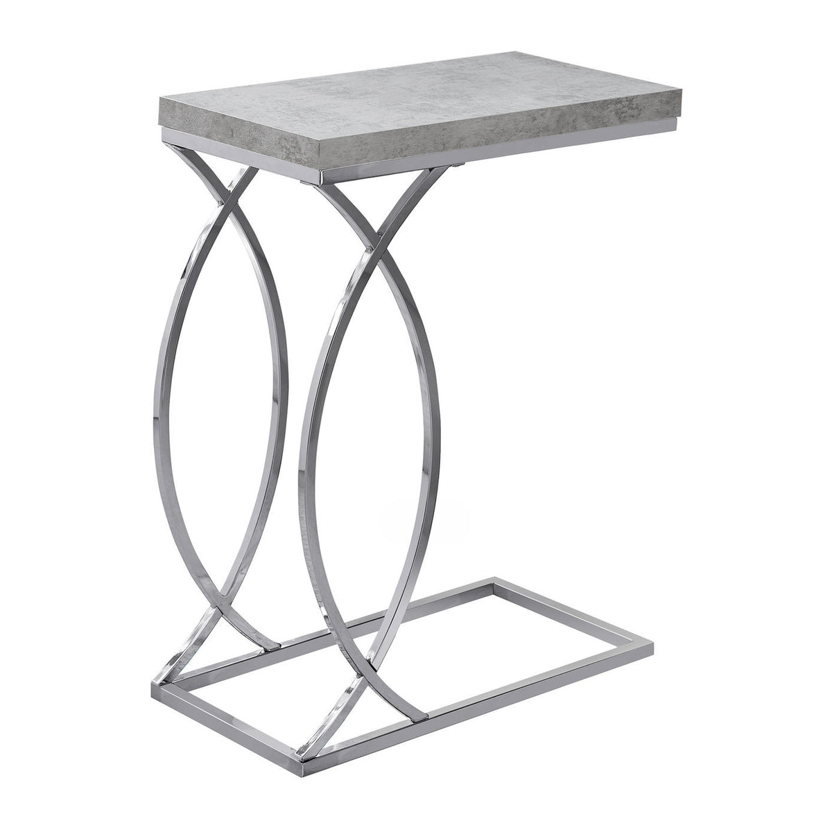 Accent Table, C - Shaped, Contemporary & Modern Design