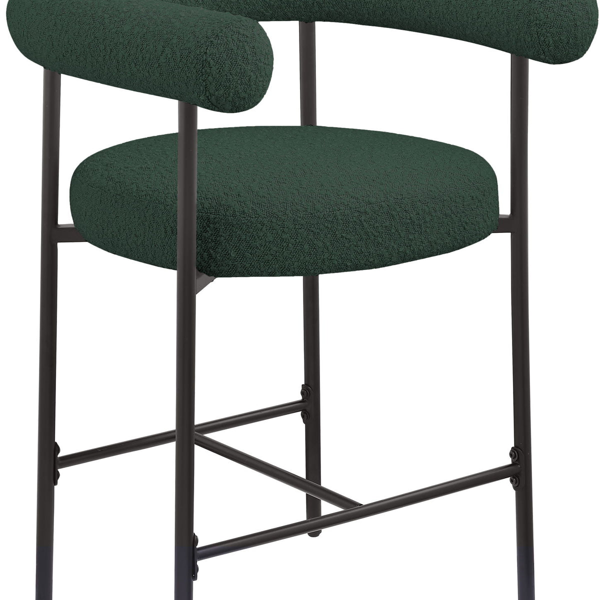 Blake - Counter Stool With Black Base (Set of 2)