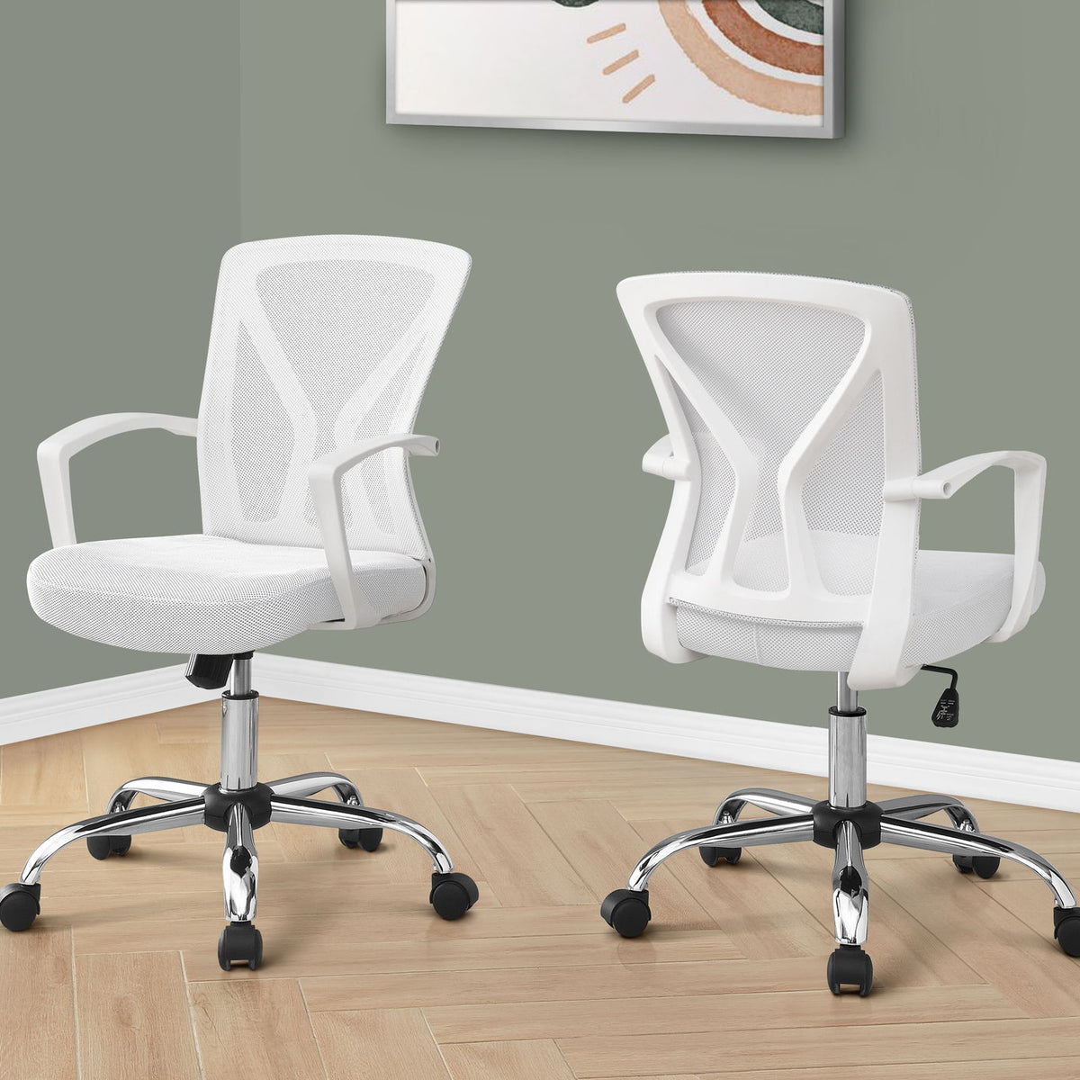 Office Chair & Adjustable Height, Swivel, Ergonomic, Contemporary & Modern
