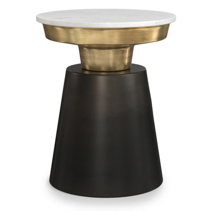 Jaxine - Side Table - Black / Gold