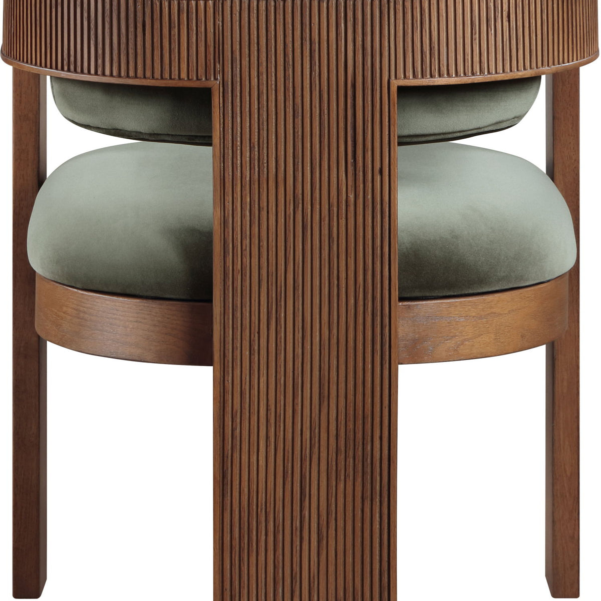 Sacha - Velvet Dining Chair With Brown Base (Set of 2)