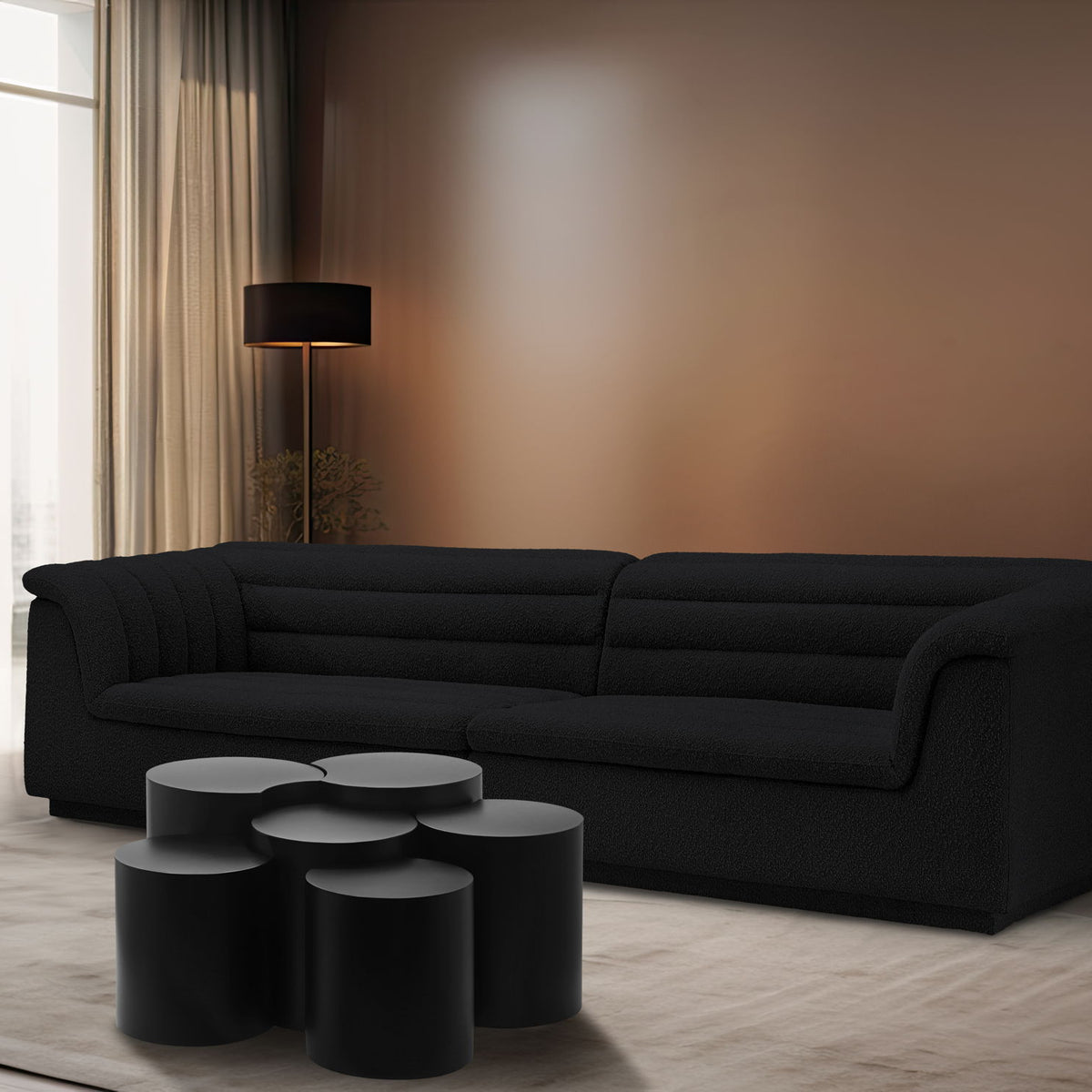 Dimple - 20" 6 Piece Modular Coffee Table
