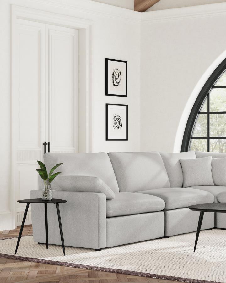 Collins - Modular Power Reclining Sectional LAF Power Recliner - Gray