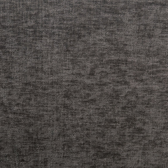 Gray textured upholstery fabric close-up showing a tight woven pattern