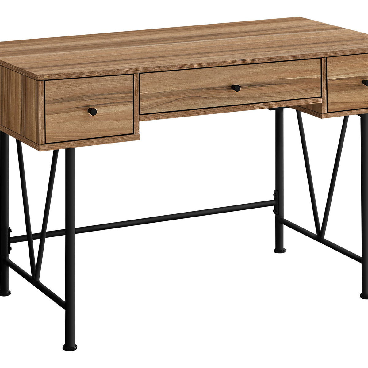 Computer Desk For Home Office, Stylish Design, Storage Drawers, Transitional