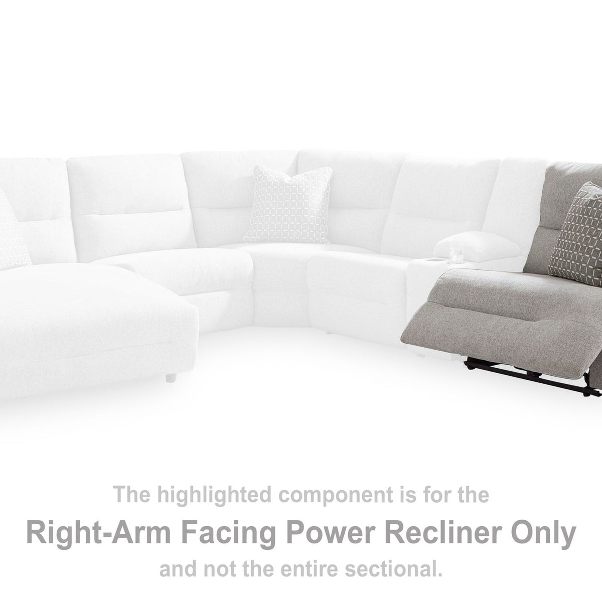 Acklen Place - Raf Zero Wall Power Recliner - Pewter